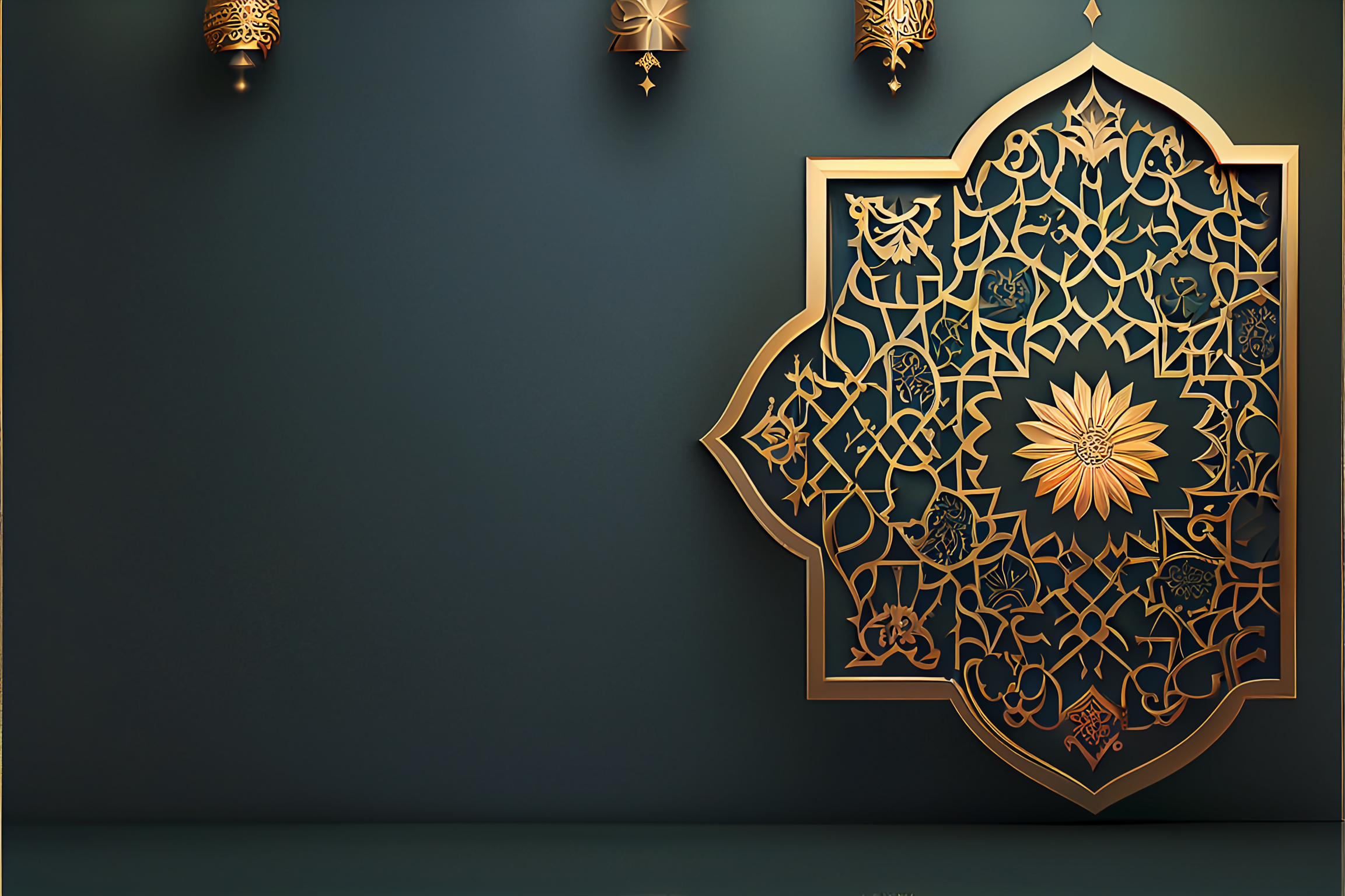 Islamic Ornament Background For Ied Al Fitri